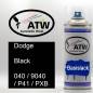 Preview: Dodge, Black, 040 / 9040 / P41 / PXB: 400ml Sprühdose, von ATW Autoteile West.